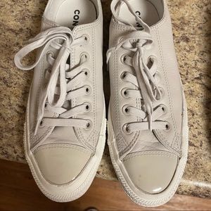 Converse leather gray size 7.5